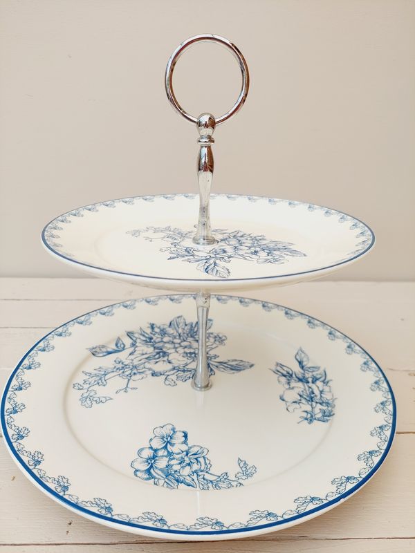 Vintage etagère 2 borden Silea