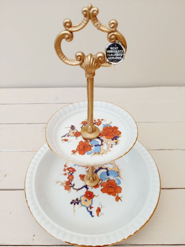 Vintage etagère 2 borden Bareuther