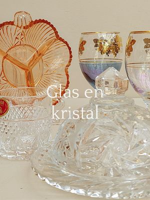 Glas en kristal