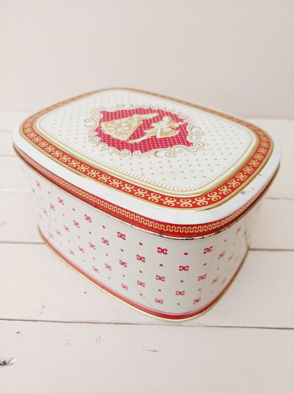 Vintage koninklijk koekblik