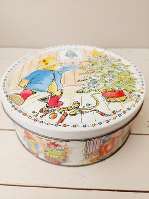 Vintage kerstblik beertje Paddington