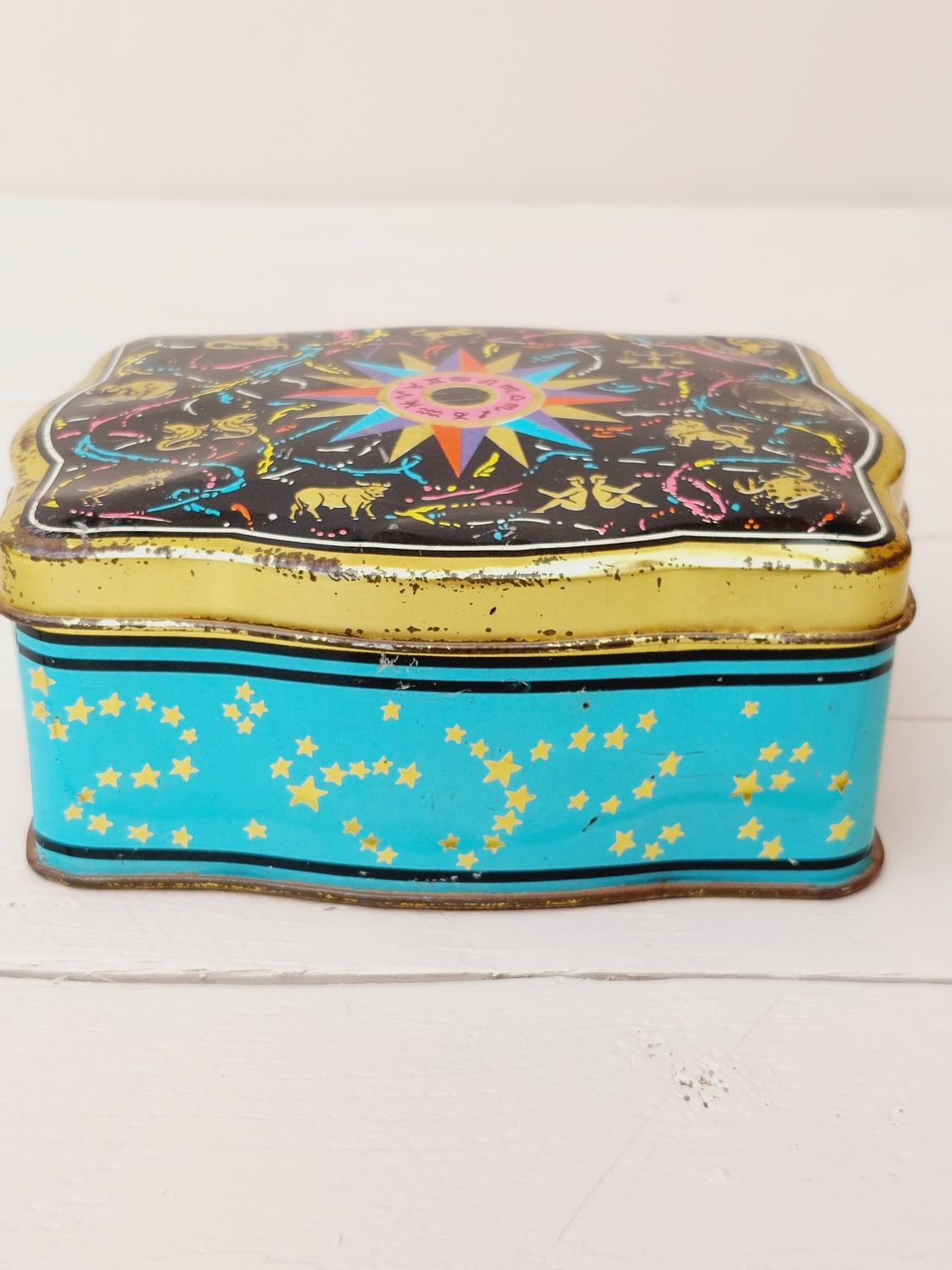 Vintage blik Confiserie Demaret