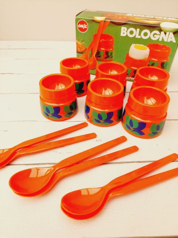 Emsa eierdopjes met lepels Bologna