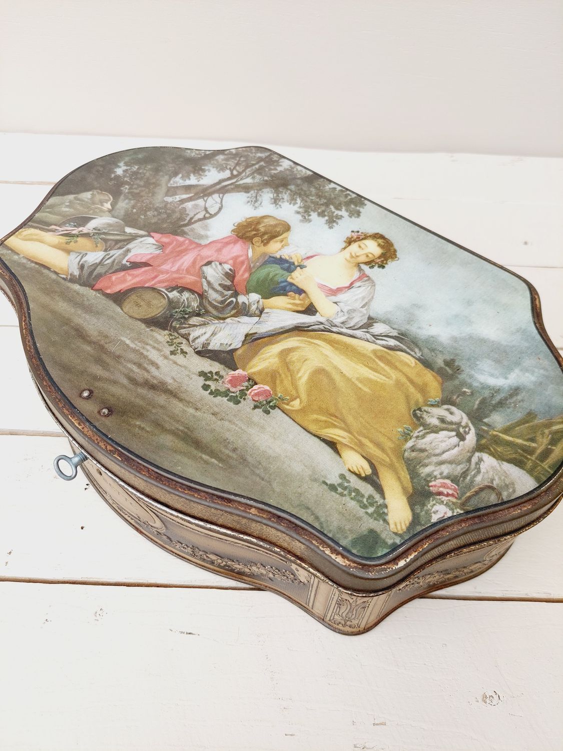 Vintage blik Ri Ri Demaret &#39;La Musette&#39;