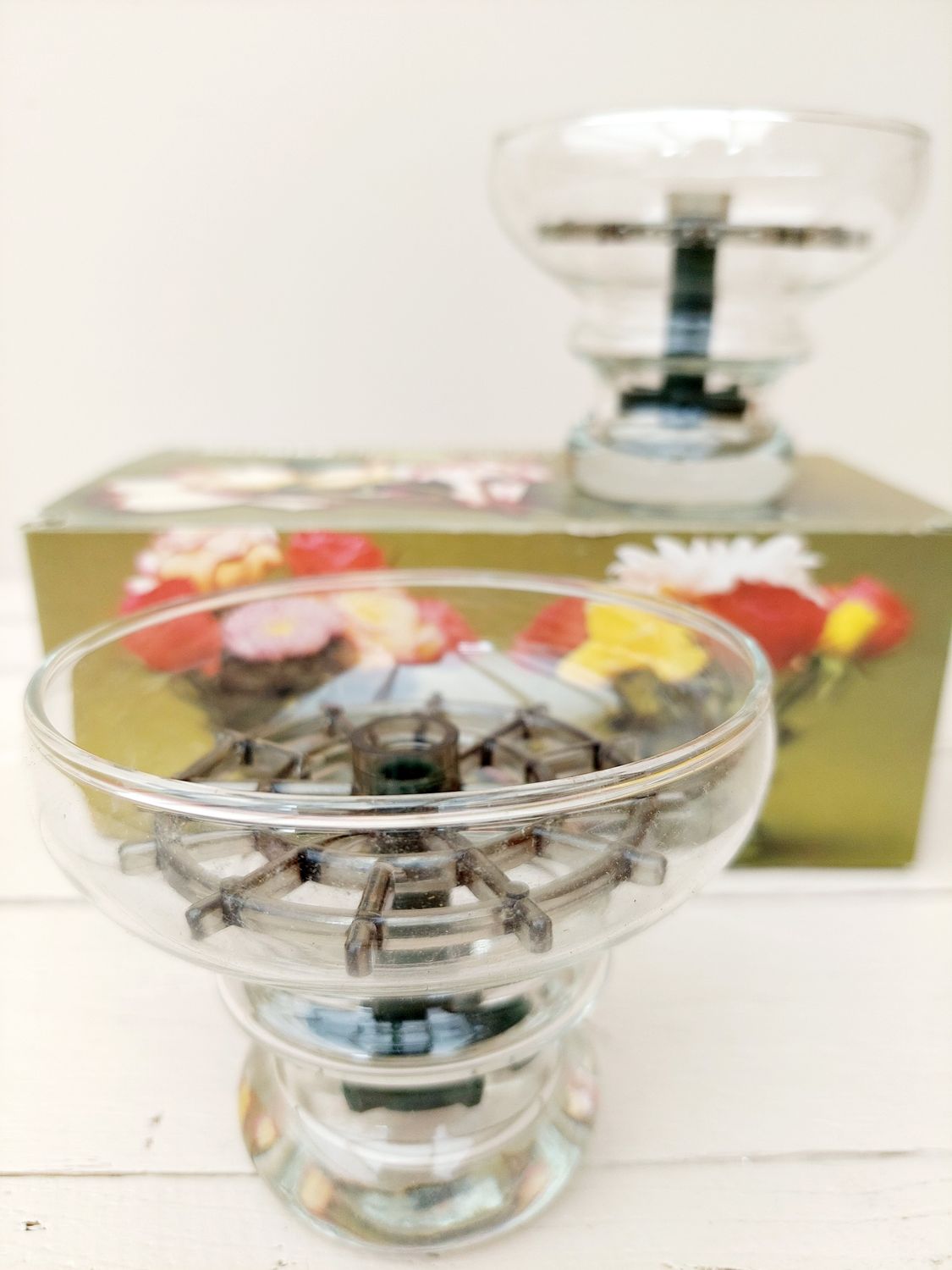 Pique fleur vaasjes, set van 2 - Veba Glas