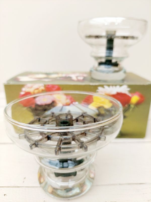 Pique fleur vaasjes, set van 2 - Veba Glas