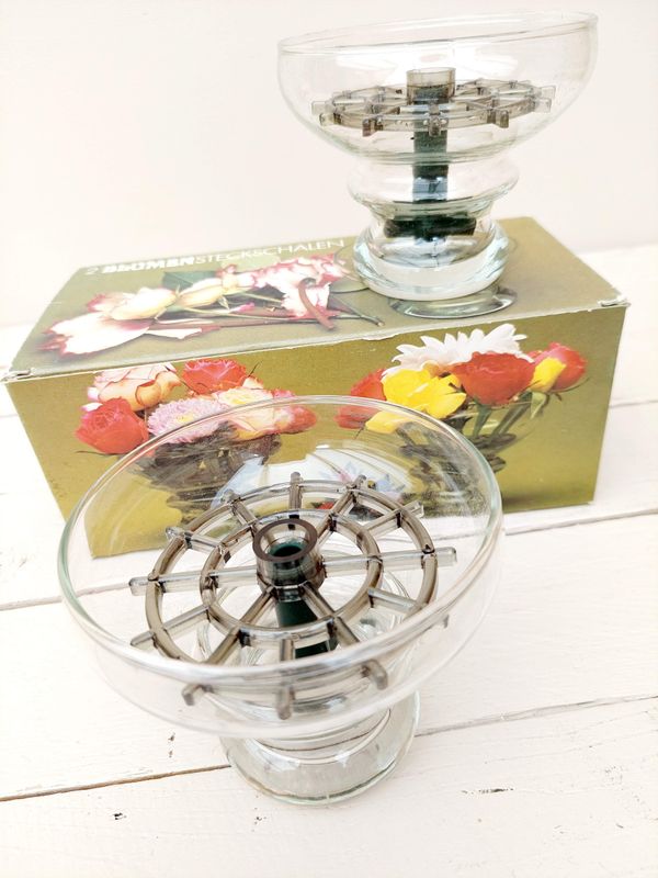 Pique fleur vaasjes, set van 2 - Veba Glas