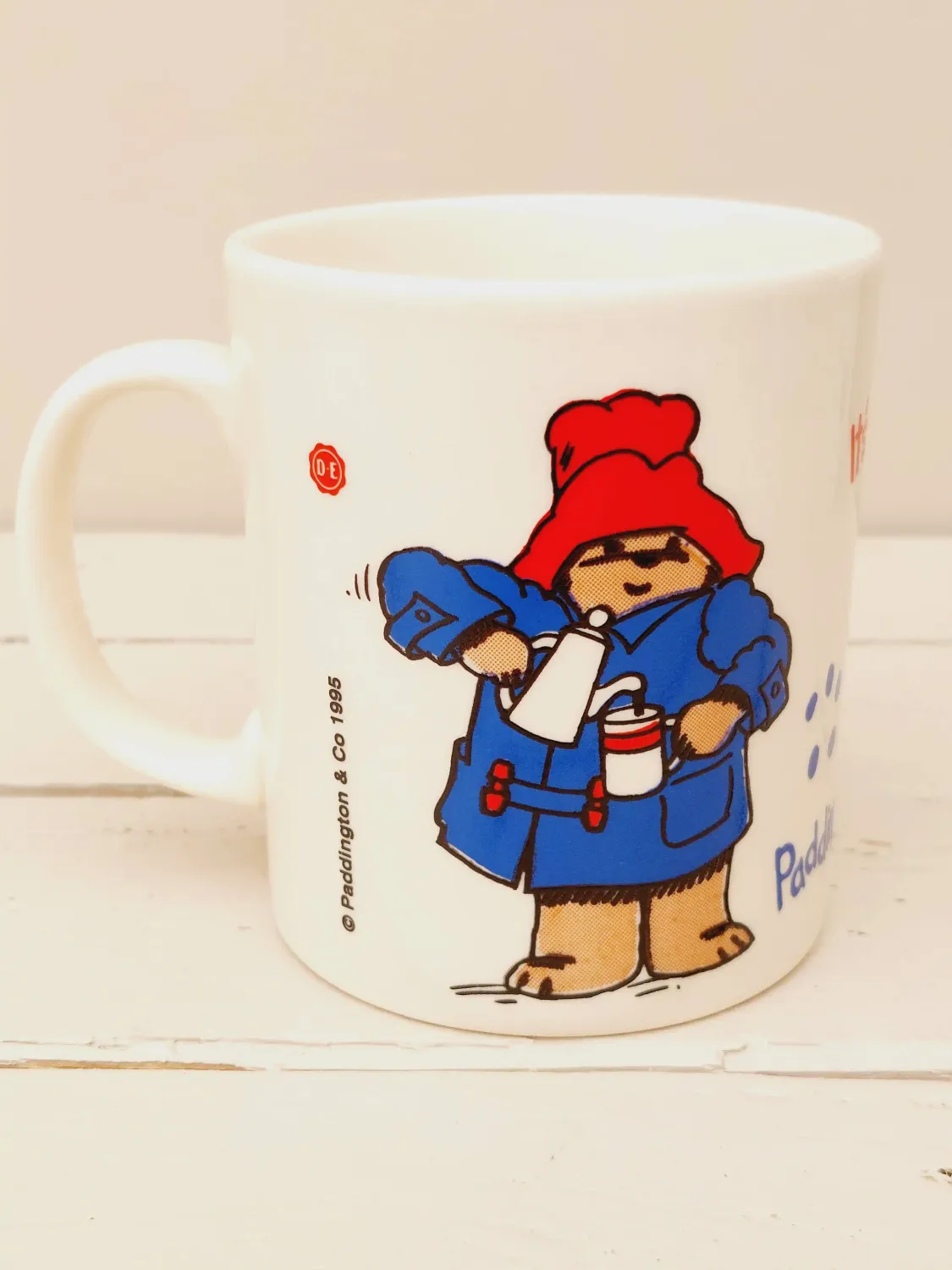Vintage mok Paddington - It&#39;s always time for coffee
