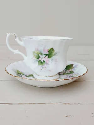 Herenkop met schotel Royal Albert &#39;Mayflower&#39;