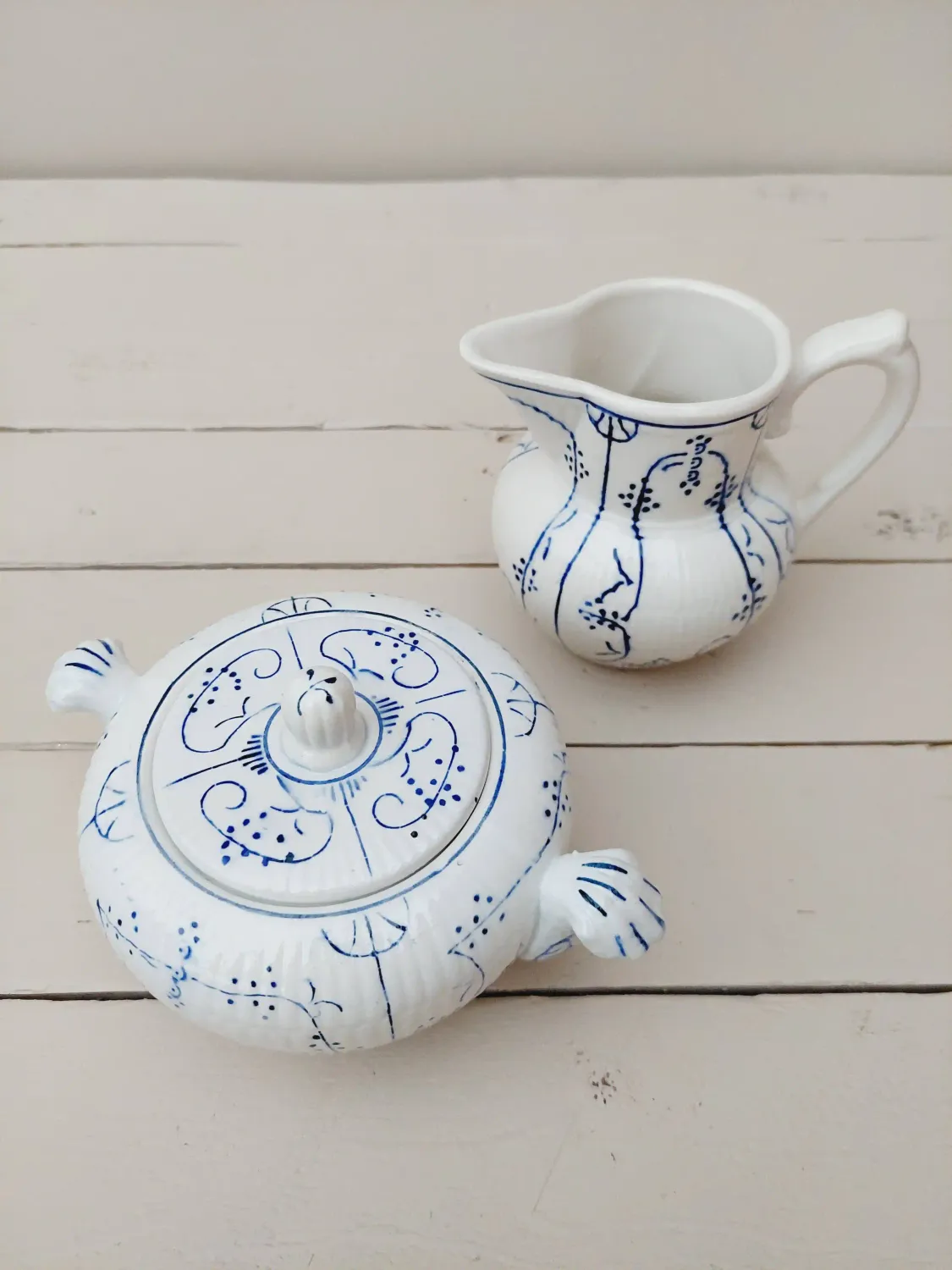 Roomstel Boch Copenhague voor melk en suiker