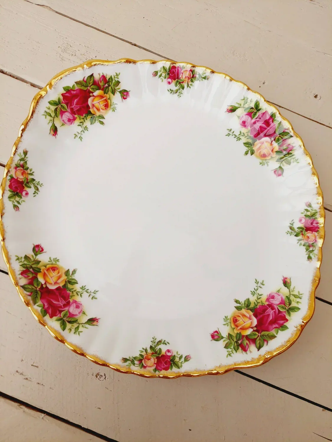 Serveerschaal Royal Albert Old Country Roses, 26 cm