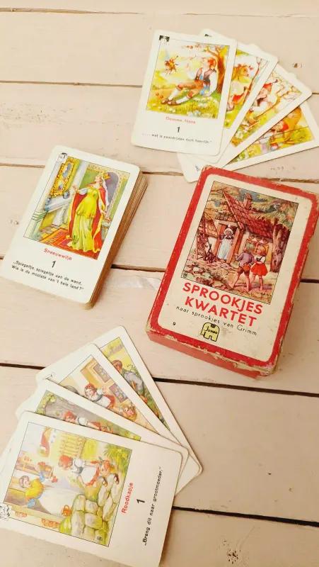 Vintage sprookjeskwartet Jumbo – klassieke sprookjes, charmant speelgoed