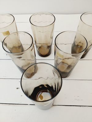 Longdrinkglazen rookglas Luminarc FINA, set van 6