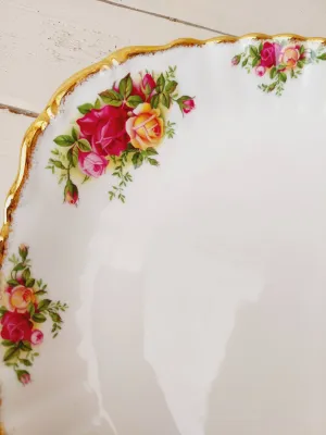 Serveerschaal Royal Albert Old Country Roses, 26 cm