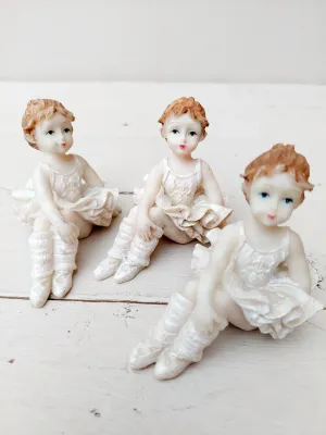 Ballerina's - set van 7 verfijnde beeldjes met fijne details