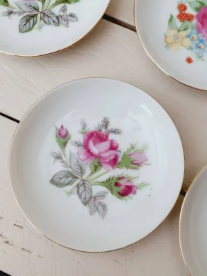 Vintage petit four bordjes romantische stijl – set van 10 – 9 cm – theetipjes
