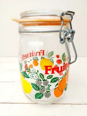 Fruit-tella vintage snoeppot - Weckpot - Bokaal