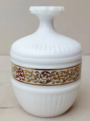 Avon vintage witte opaline dekselpot