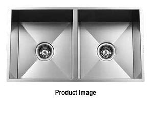 32 inch Handcrafted 50-50 Stainless Steel Sink 32 inch Handcrafted 50-50 Stainless Steel Sink