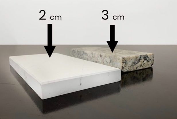 RIP/MILL Backsplash material to 2CM