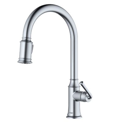 Karran Auburn One-Handle Pull Down Dual Function Sprayer Kitchen Faucet