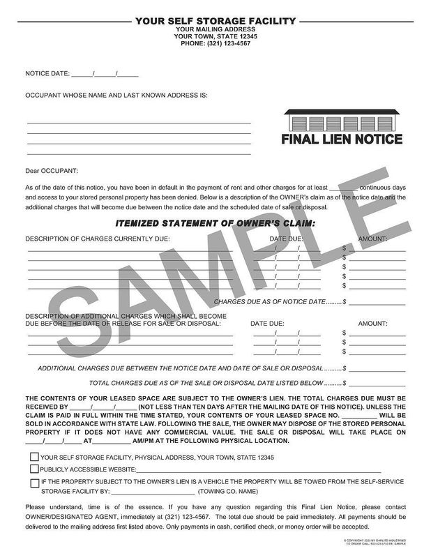 Lien Notice