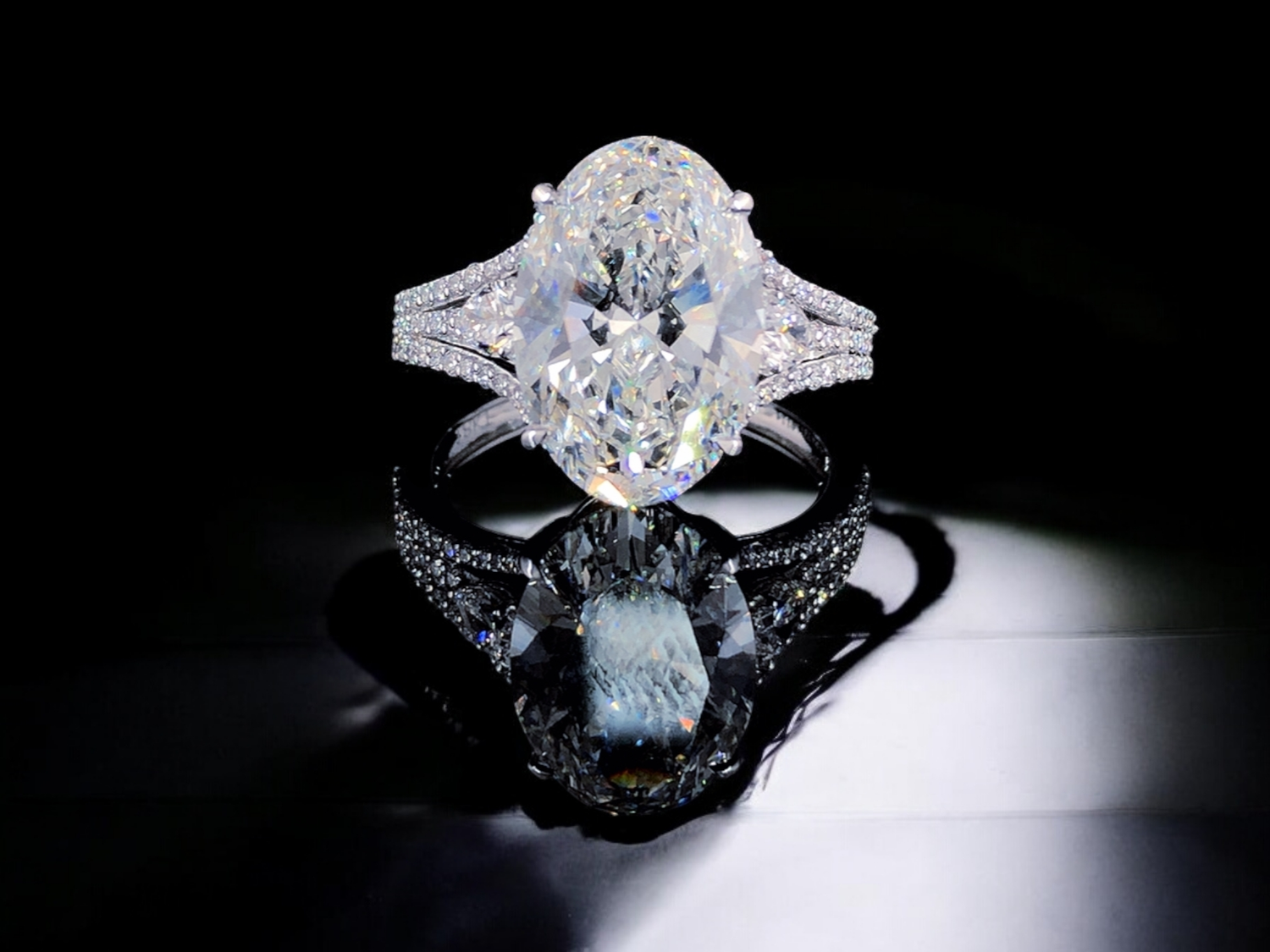 Regal Radiance – 5ct Pavé & Prong Masterpiece Ring