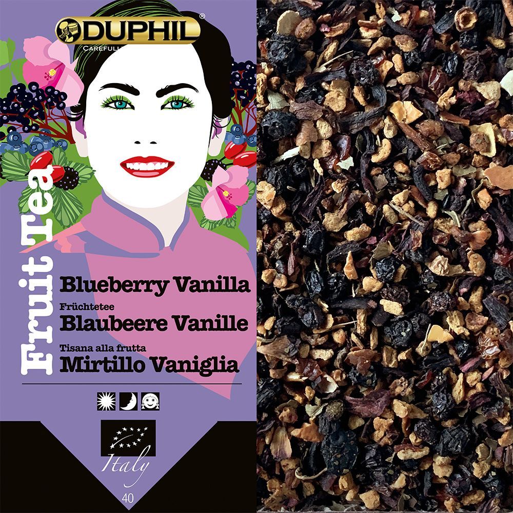 Früchtetee Blaubeeren & Vanille BIO lose