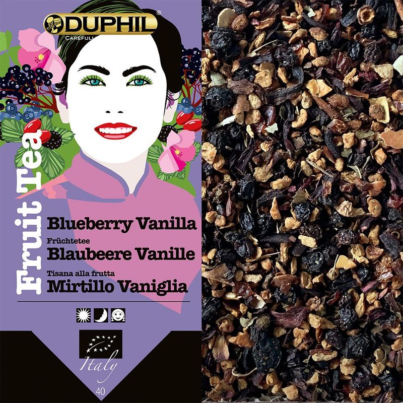 Früchtetee Blaubeeren & Vanille BIO lose