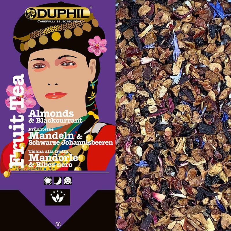 Früchtetee Mandeln & Schwarze Johannisbeere lose