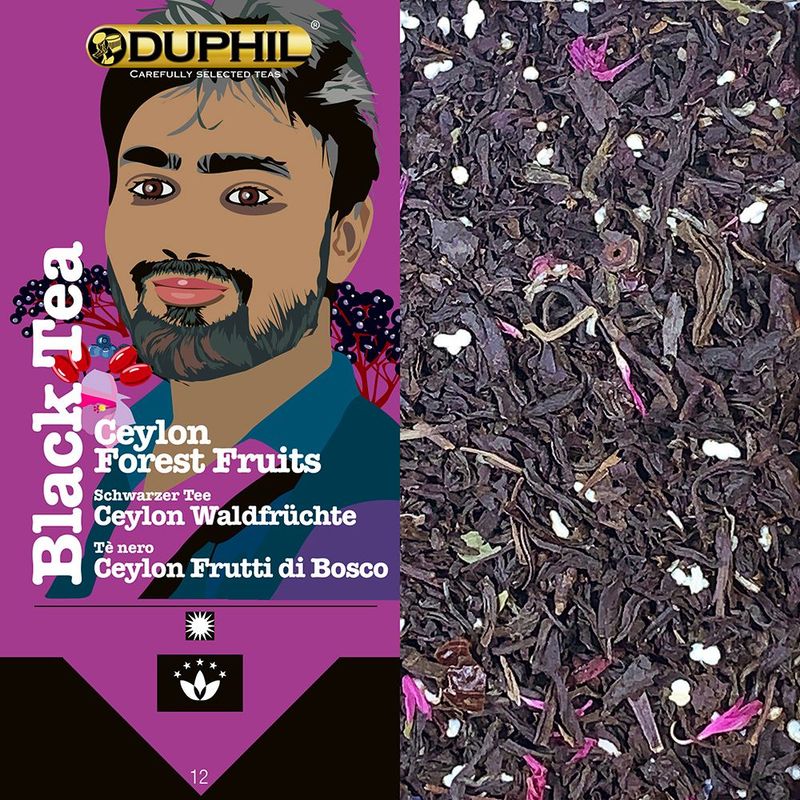 Schwarzer Tee Ceylon Waldfrucht lose