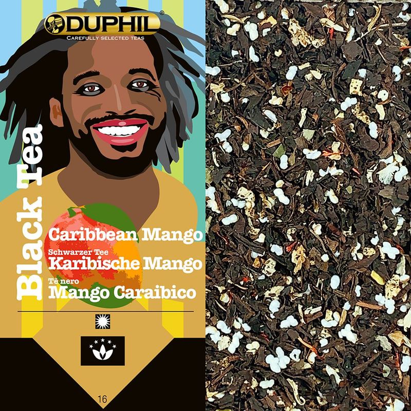 Schwarzer Tee Karibische Mango lose