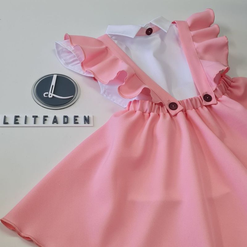 Latzrock Latzkleid in Lachs