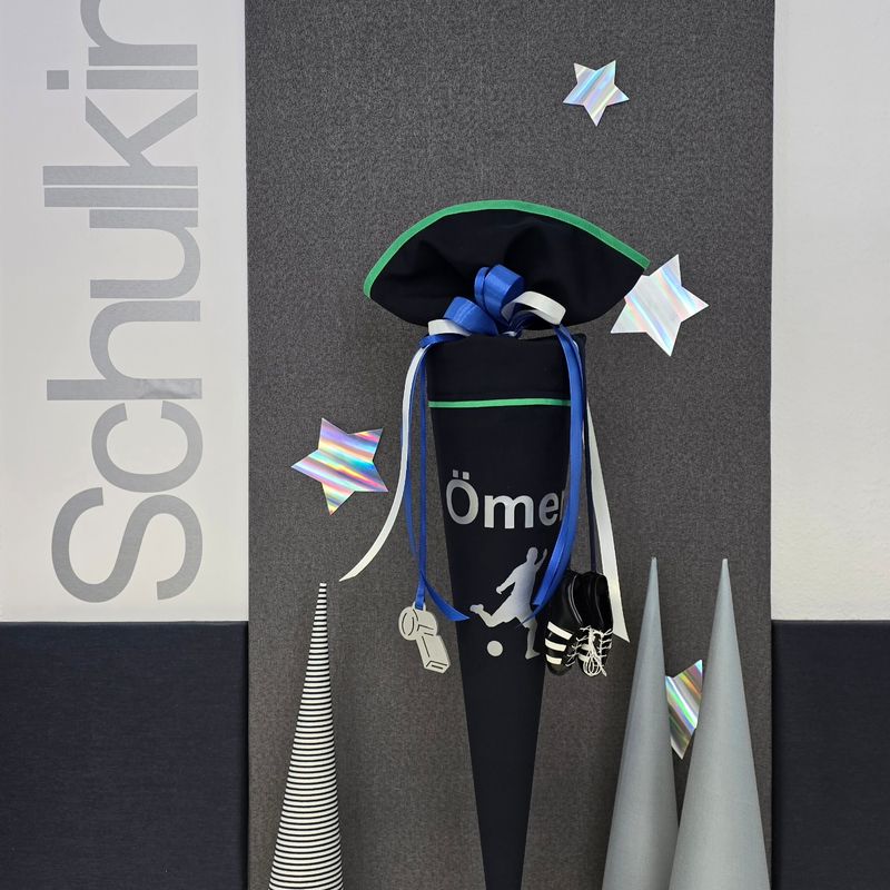 Schultüte zum Binden oben ohne Tüll - konfigurierbar