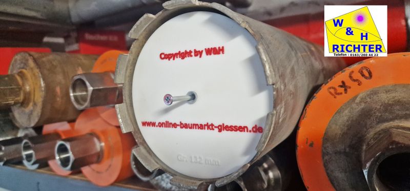Anbohrhilfe Kernbohrgerät für Bohrkrone 132 mm