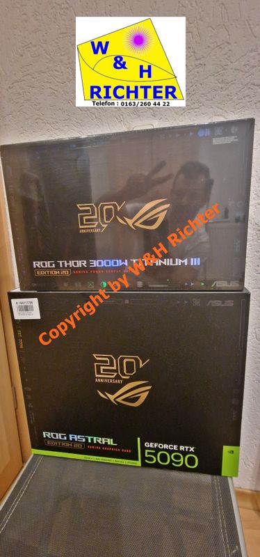 ASUS GeForce RTX 5090 ROG ASTRAL Edition 20 TH + ASUS THOR III 20 TH