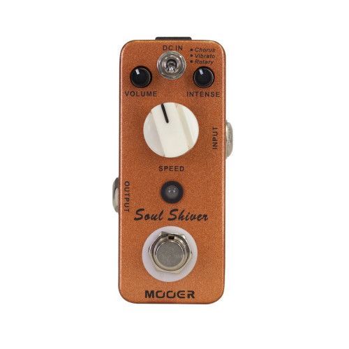 MOOER - Soul Shiver Chorus, Vibrato and Rotary micro pedal