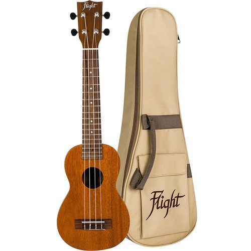 Flight LUS50 Long Neck Soprano Ukulele With Bag