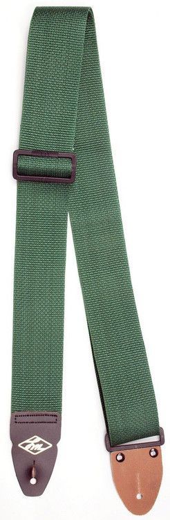 Lm 2' Poly Web Seatbelt Material Guitar Strap- Green