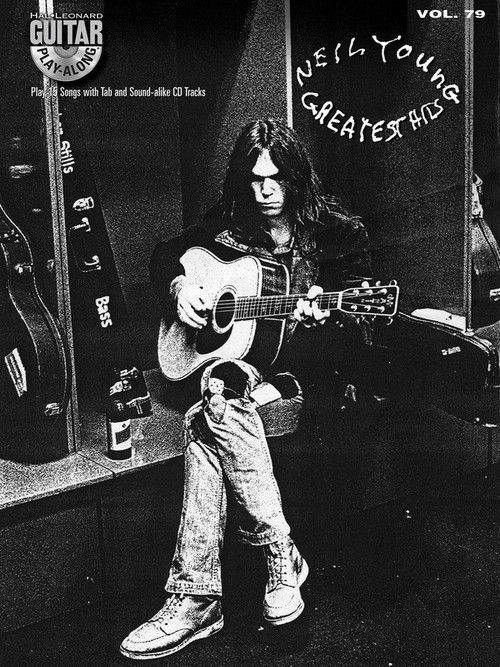 Neil Young Guitar Play Along V79 Bk/OLA Sheet Music Book