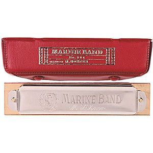 Harmonica, Hohner 364/24/C, Marine Band Harmonica, 12-Hole Harmonica, Key Of Low C
