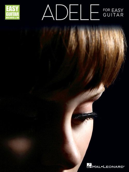 Adele For Easy Guitar Notes & Tab Sheet Music Book