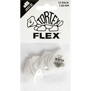 Jim Dunlop - Tortex Flex Jazz Iii Guitar Pick 1.35mm Players Pack