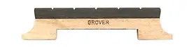 Leader Banjo Bridge. 5 String. Hard Maple With Ebony Saddle. 1/2 Inch High
