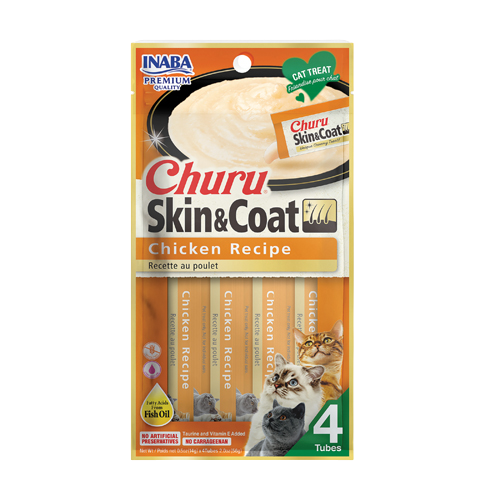 INABA CHURU SKIN & COAT POLLO