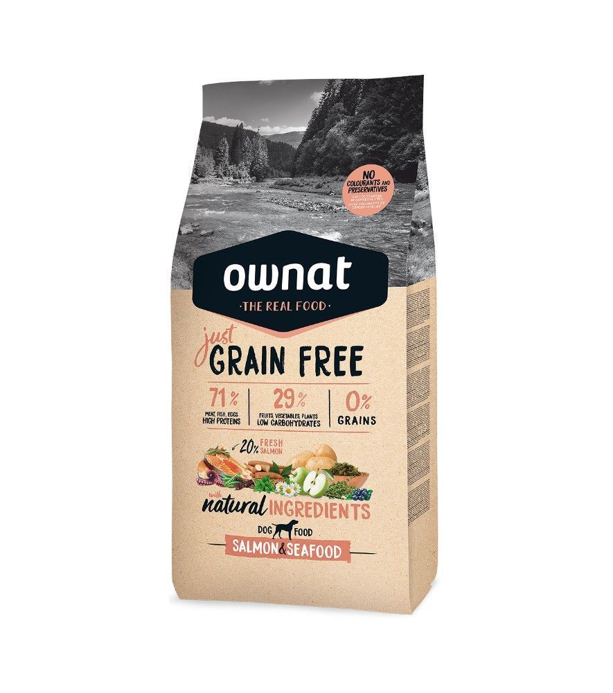 OWNAT GRAIN FREE JUST SALMÓN Y MARISCO