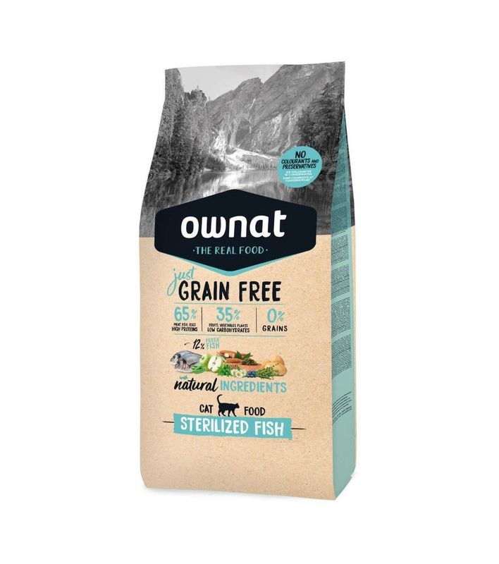 OWNAT GRAIN FREE JUST ESTERILIZADO PESCADO