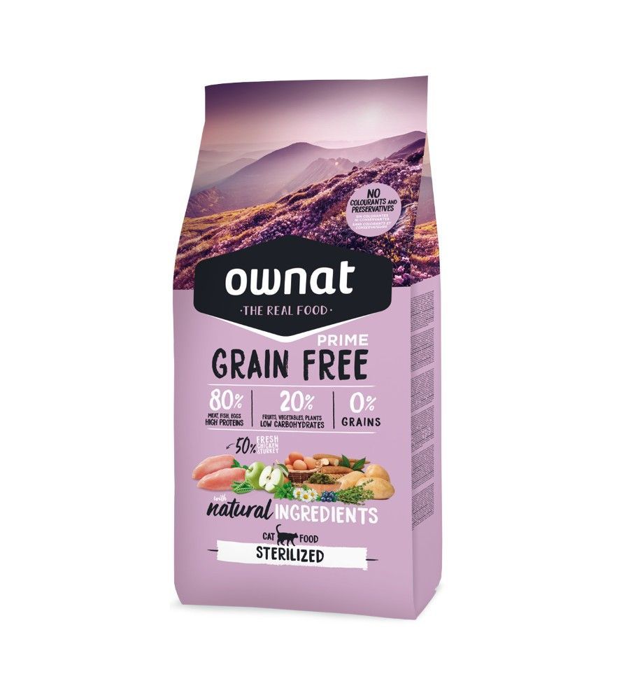 OWNAT GRAIN FREE PRIME ESTERILIZADO