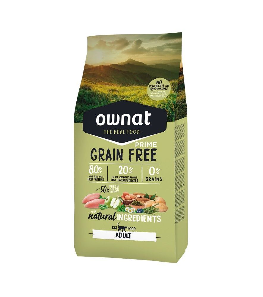 OWNAT GRAIN FREE PRIME ADULTO POLLO Y PAVO