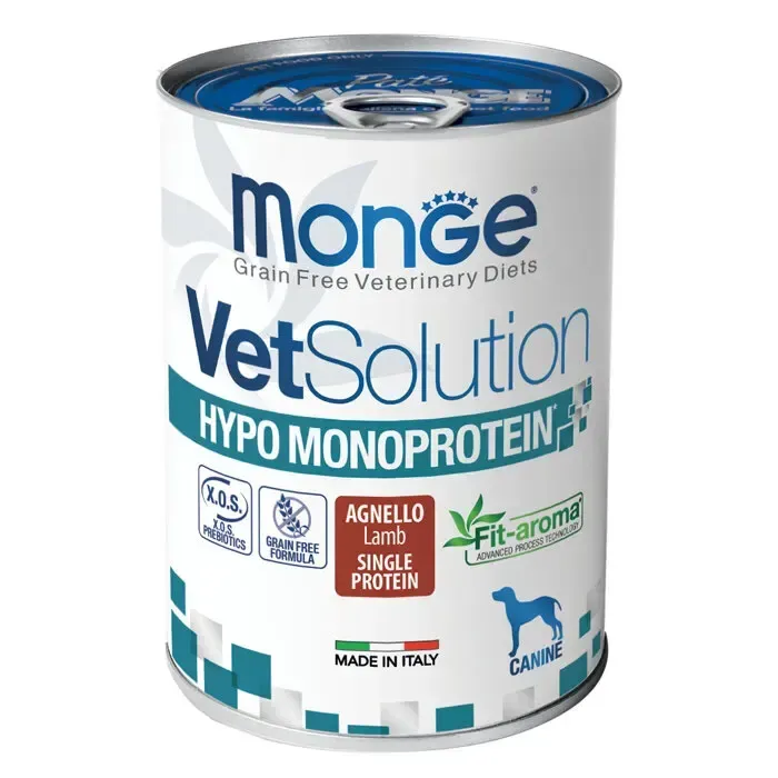 MONGE VETSOLUTION HIPO MONOPROTEIN 400G